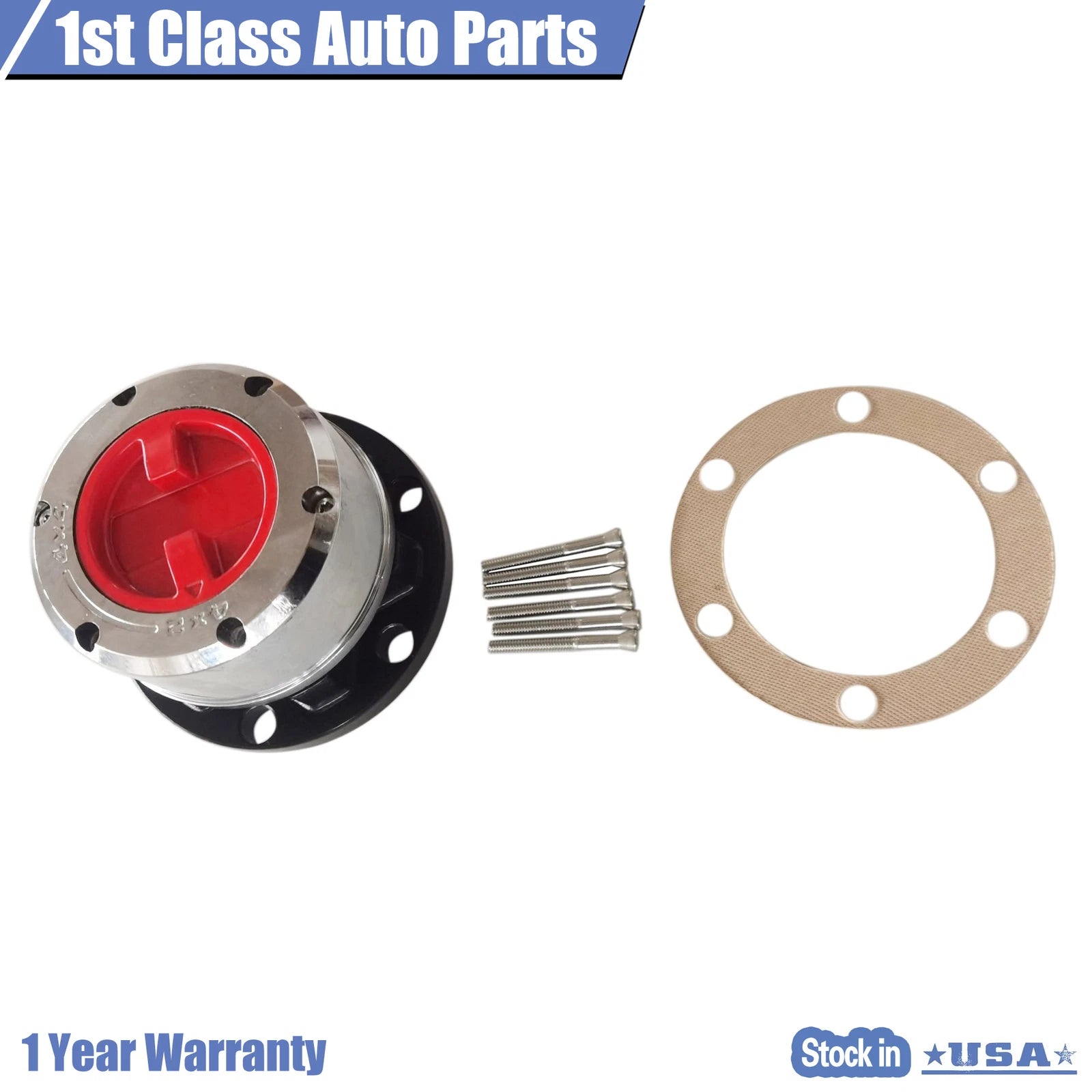 Set of 2 4WD Locking Hubs AVM445HP for Nissan Pickup Patrol (1995–2004)