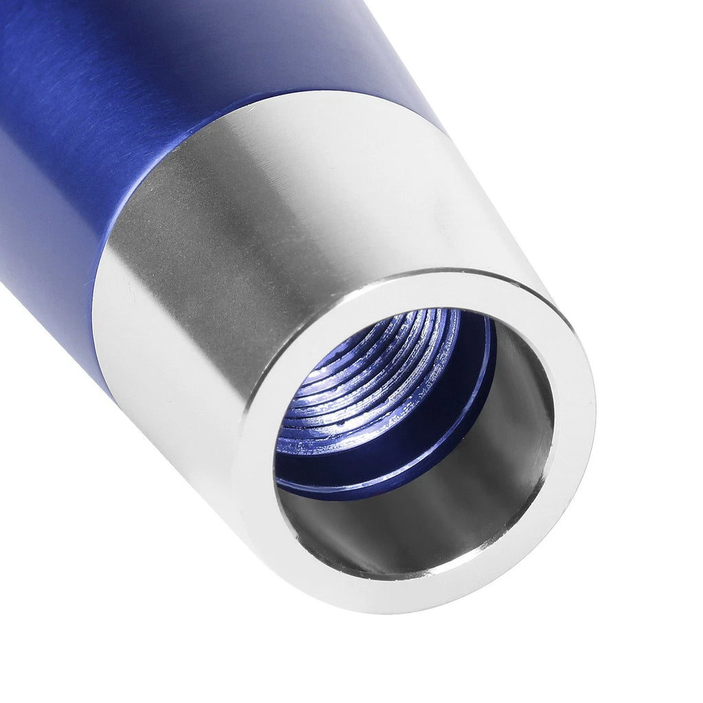 Shift Knob for Universal Vehicles (Aluminum, Tapered, Blue)