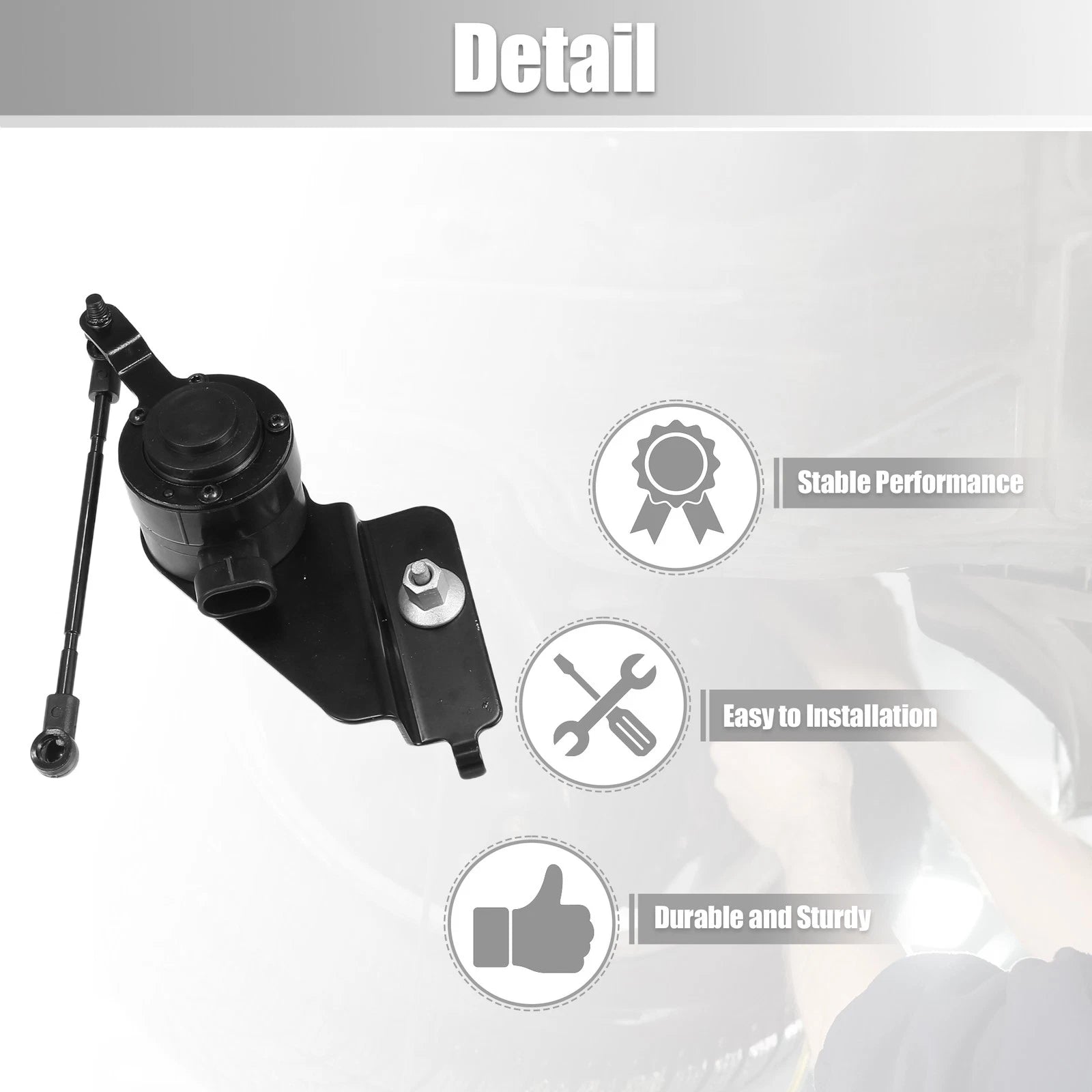 2pcs Rear Suspension Ride Height Level Sensor for Cadillac DTS (2006–2011)