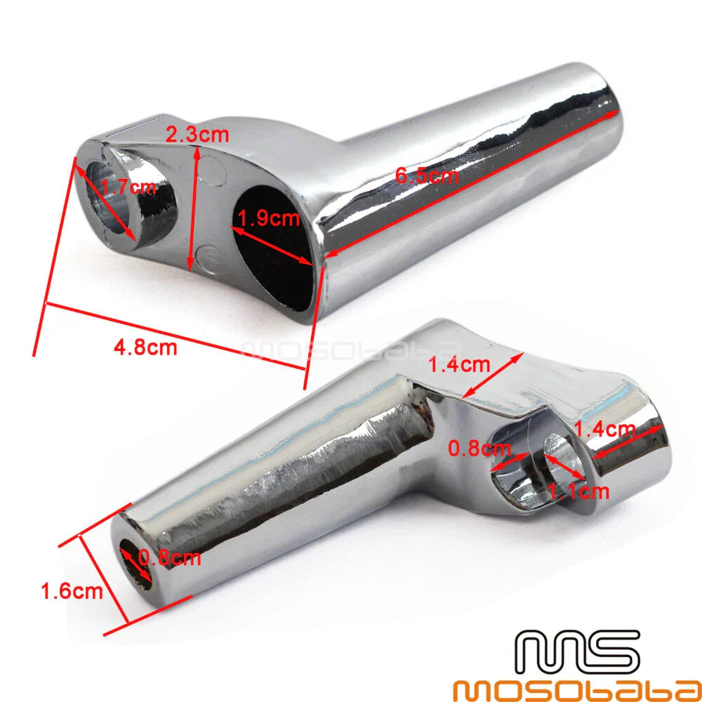 Turn Signal Relocate Brackets for Harley Sportster XL Iron 883 & Dyna (2004-2023)