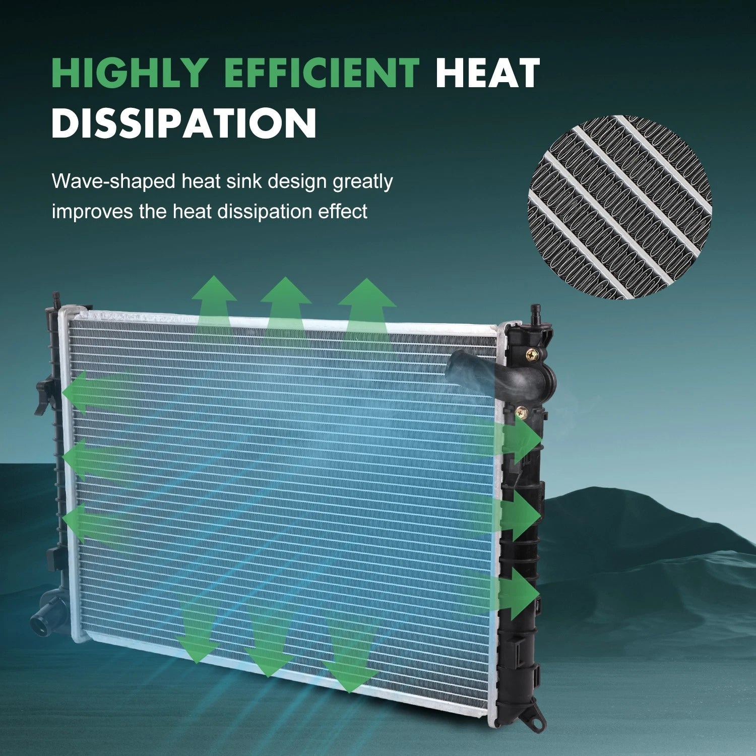 Aluminum Radiator for Mini Cooper (2002–2006)