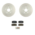 Bosch QuietCast Rear Rotors & Ceramic Disc Brake Pad Kit for Equinox Terrain (2010–2017)