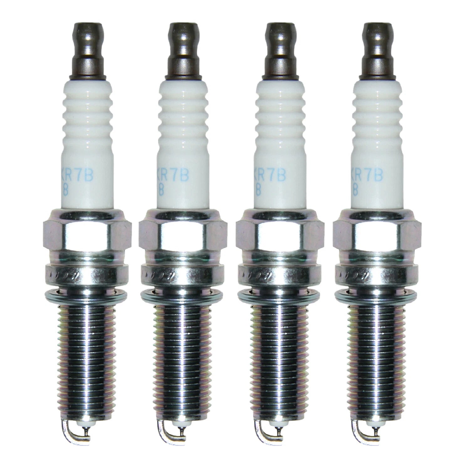 Set of 4 NGK Laser Iridium Spark Plugs ILKR7B8 for Kia Soul (2010–2011)