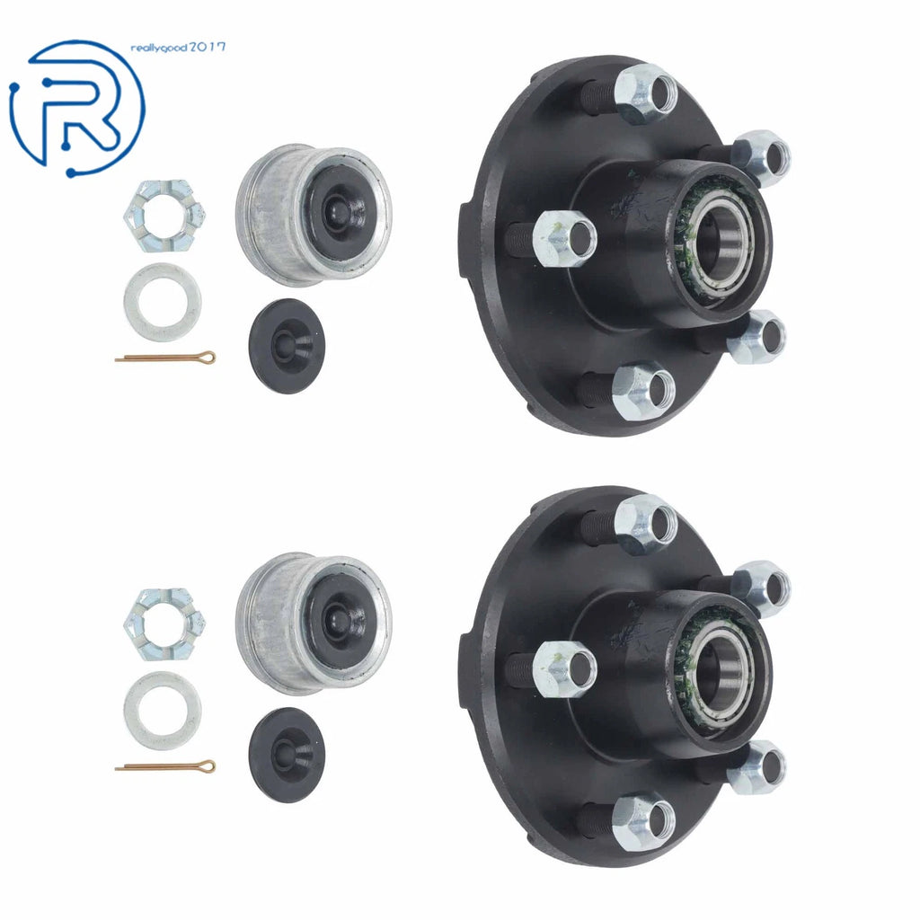 2 Trailer Idler Hub Kits for 2000 lbs Axle (5 on 4.5)