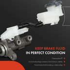 Brake Master Cylinder with Reservoir & Hose for Honda Civic (2012–2015)