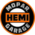 Mopar Hemi Garage Aluminum Sign 17.5" Diameter for Shop Mancave