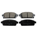 Set of 4 Akebono Rear Ceramic Brake Pads for Buick Verano, Cadillac, Chevy Trax, Cruze, Volt (2012–2019)