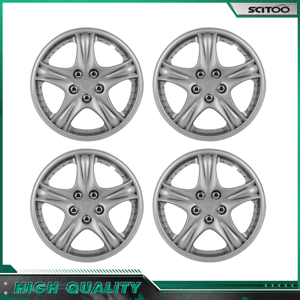 Set of 4 Wheel Covers for R14 Tire & Wheels (14")