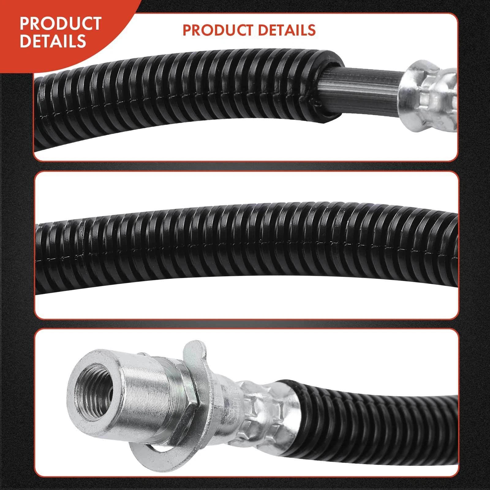 Front Brake Hydraulic Hose for Chevy Blazer S10 GMC Jimmy (1995–1997)