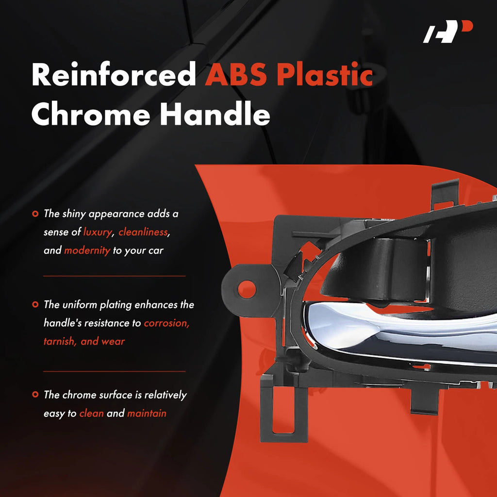 Left Chrome Interior Door Handle for Nissan Sentra (2013–2019) X-Trail (2014–2020)