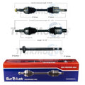 Set of 2 Front CV Axles & Intermediate Shafts for Chevy Pontiac (FWD)