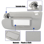 Left Side Sun Visor w/ Light Mirror for Nissan Altima (2013–2018) 96401-3TA2A