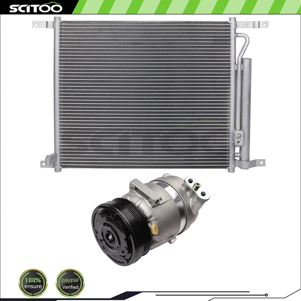 Condenser and Compressor for Chevrolet Aveo/Aveo5, Pontiac G3 (2009–2011)