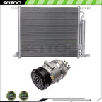 Condenser and Compressor for Chevrolet Aveo/Aveo5, Pontiac G3 (2009–2011)