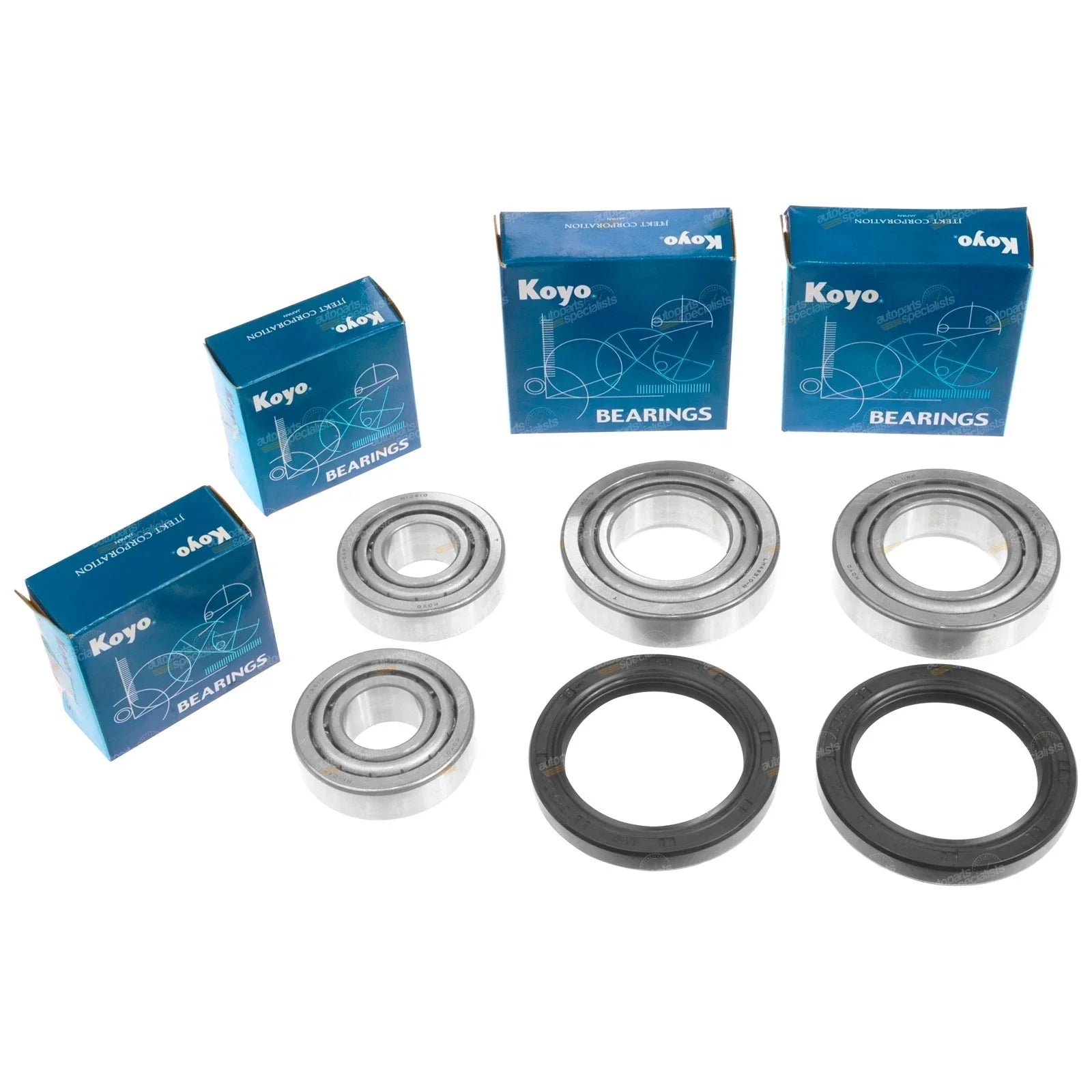 2 x Front Koyo Wheel Bearing for Hilux (1997–2005)