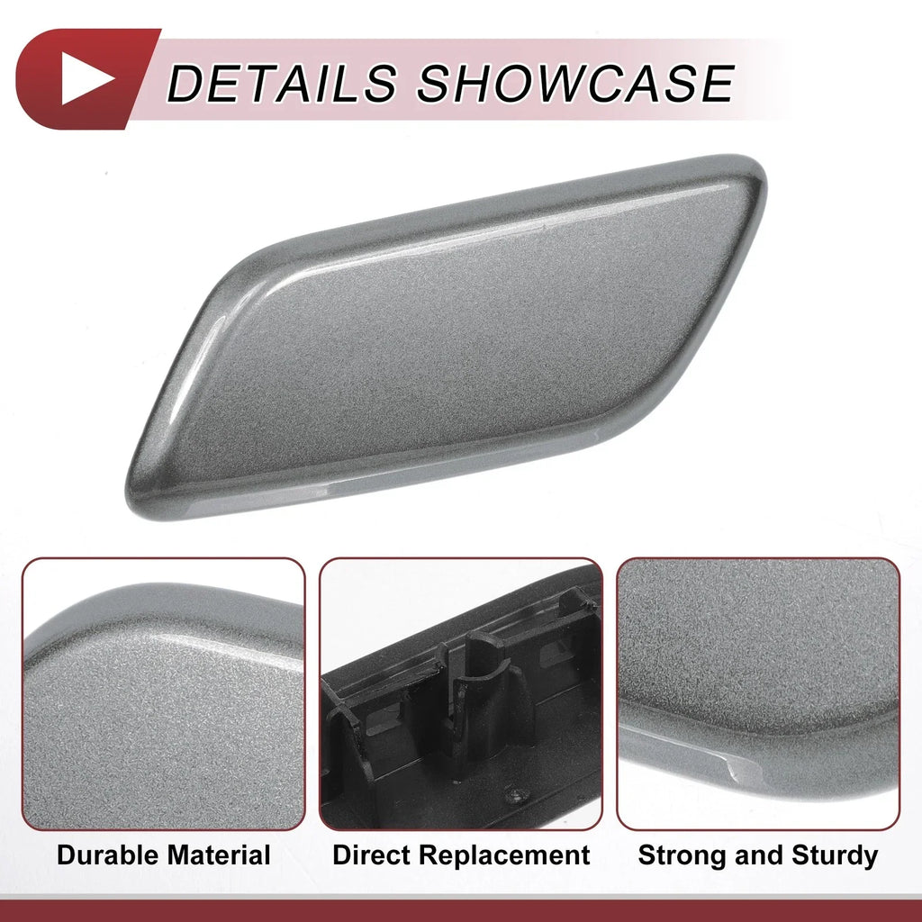 Front Left Washer Nozzle Cover for Lexus LX570 (2013-2015) - Grey 1 x Cap