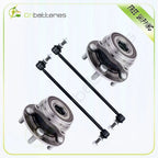 4X Front Wheel Hub & Bearing Sway Bar Link for Toyota Prius (2012–2015), Lexus CT200h (2011–2017)