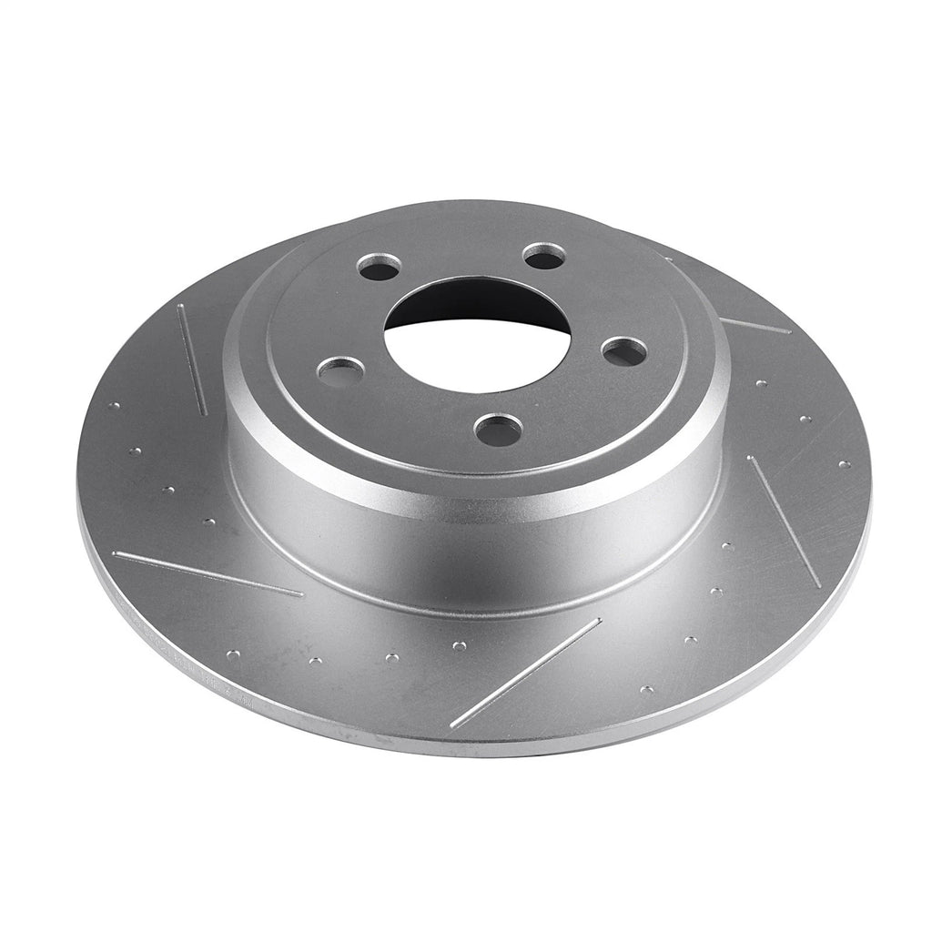 Rear Slotted Brake Rotors for Chrysler 300, Dodge Challenger (2005–2018)