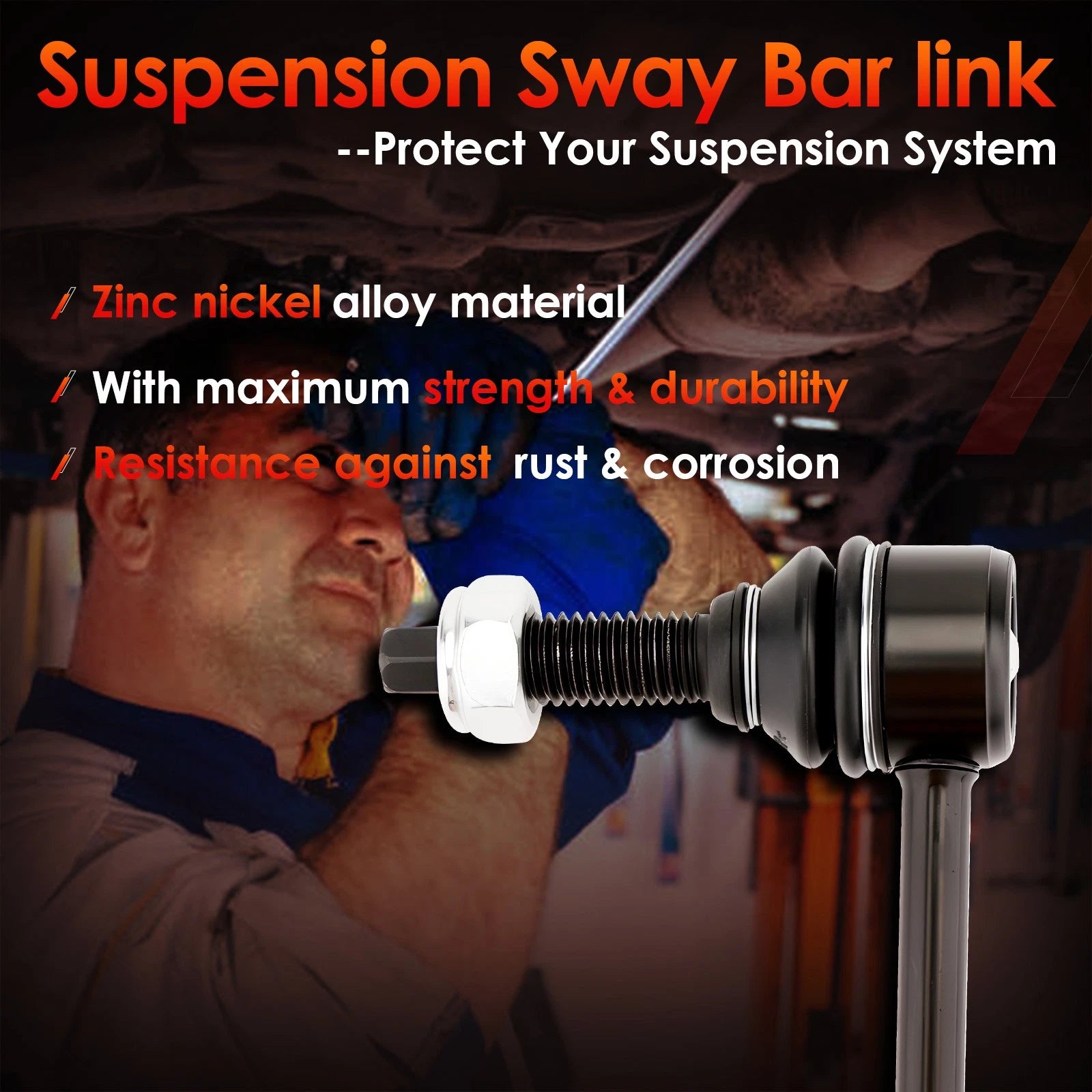 Set of 2 Front Sway Bar Links for Dodge Ram 1500 (2019-2024)