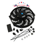 12" Electric Radiator Cooling Fan Kit for Universal Fit (12V)