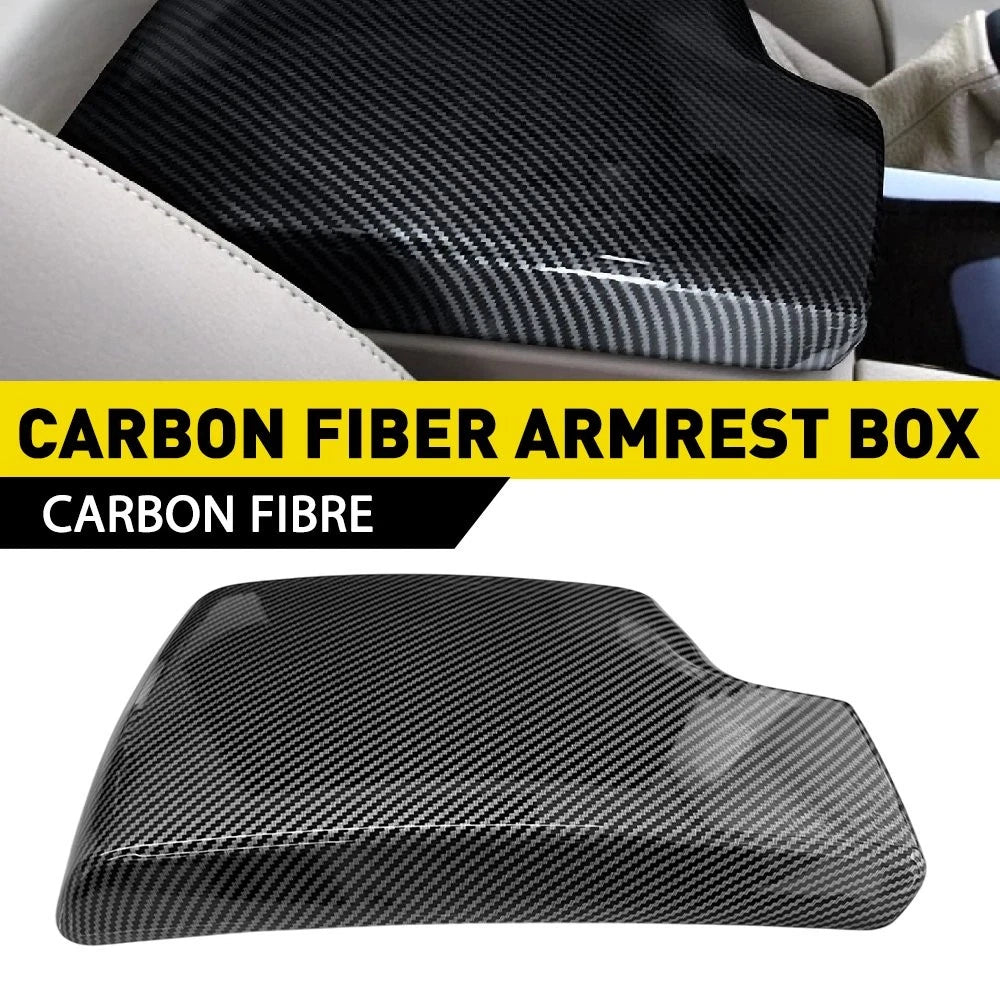 Carbon Fiber Armrest Cover for BMW 3 Series E90 E91 E92 E93 (2007–2013)