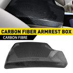 Carbon Fiber Armrest Cover for BMW 3 Series E90 E91 E92 E93 (2007–2013)