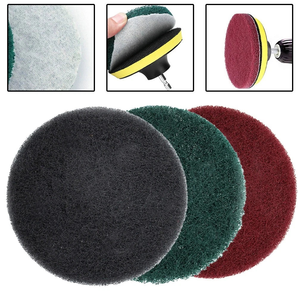 Set of 4 Polishing Pads for Machinery Maintenance