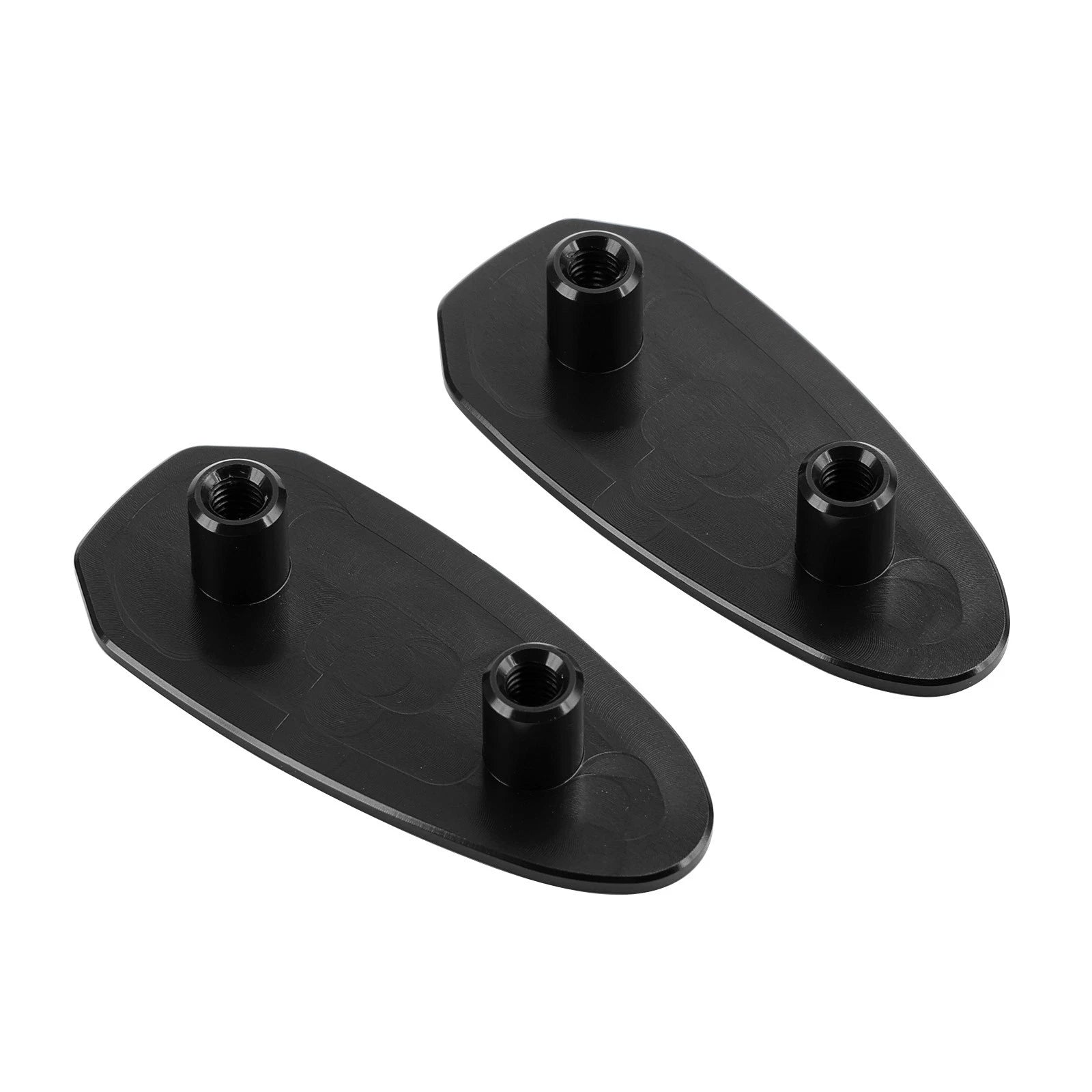 Aluminum Rear View Mirror Hole Caps Black for BMW S 1000 RR (2020–2023)