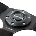 NRG Reinforced Steering Wheel 32cm D-Shape for Universal Fit (2010–2023)