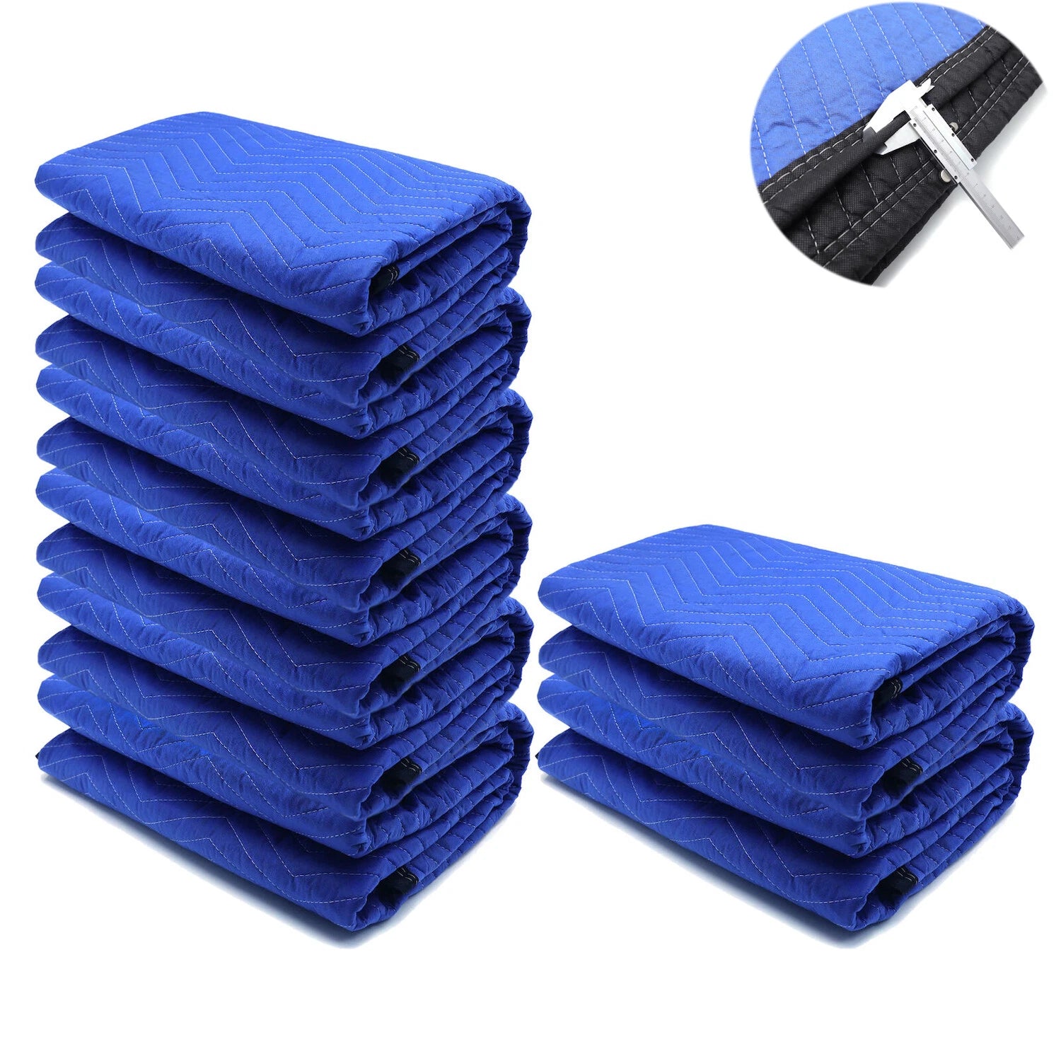 8PC Extra Thick Furniture Moving Packing Blankets for Shipping