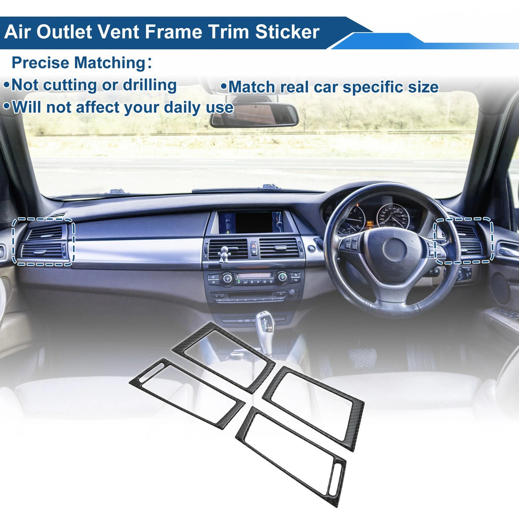 Set of 1 Air Condition Outlet Vent Trim Cover Frame for BMW X5 E70 (2007–2013)