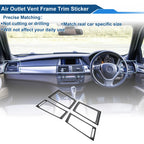Set of 1 Air Condition Outlet Vent Trim Cover Frame for BMW X5 E70 (2007–2013)