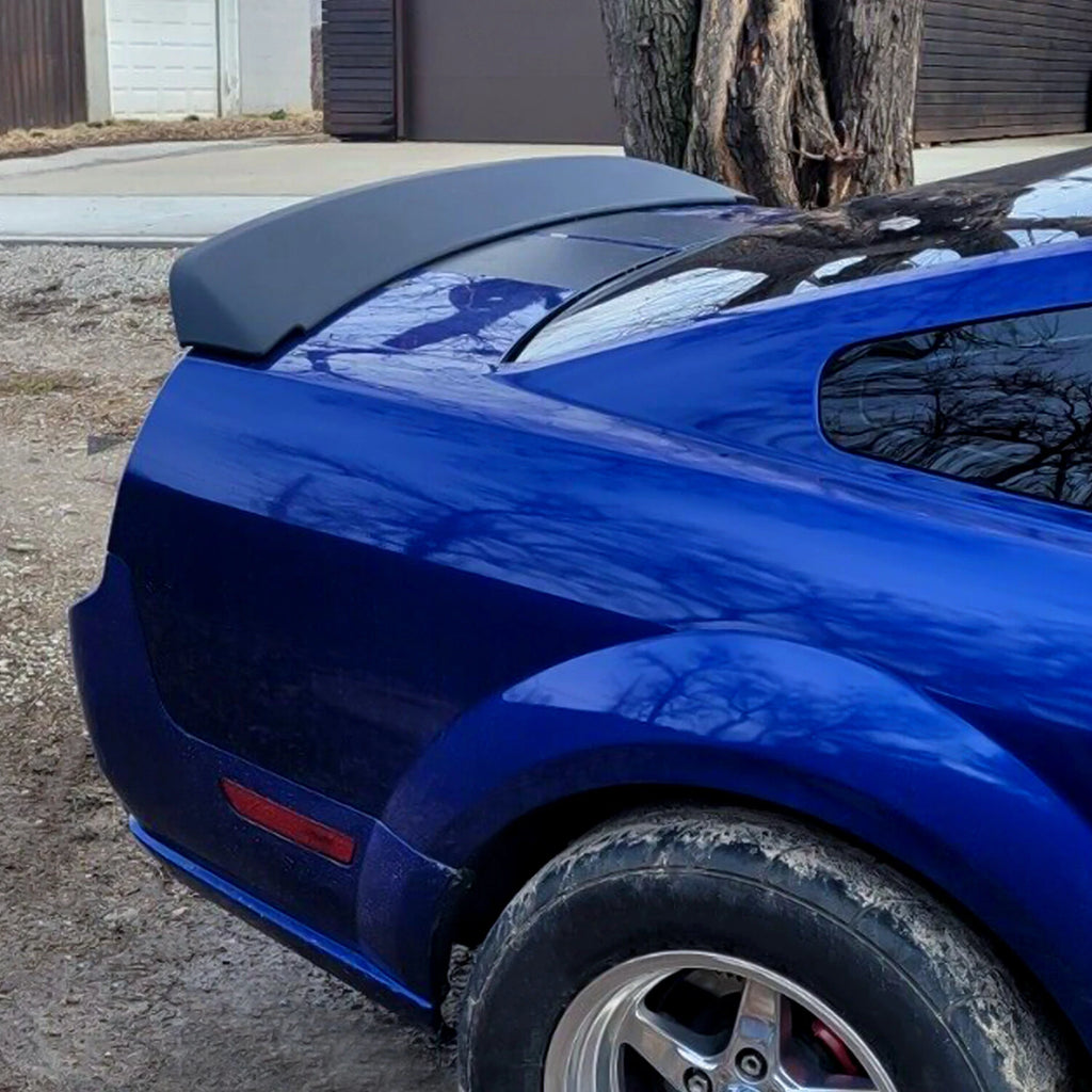 Ducktail Rear Trunk Spoiler for Ford Mustang GT500 (2005–2009) Black