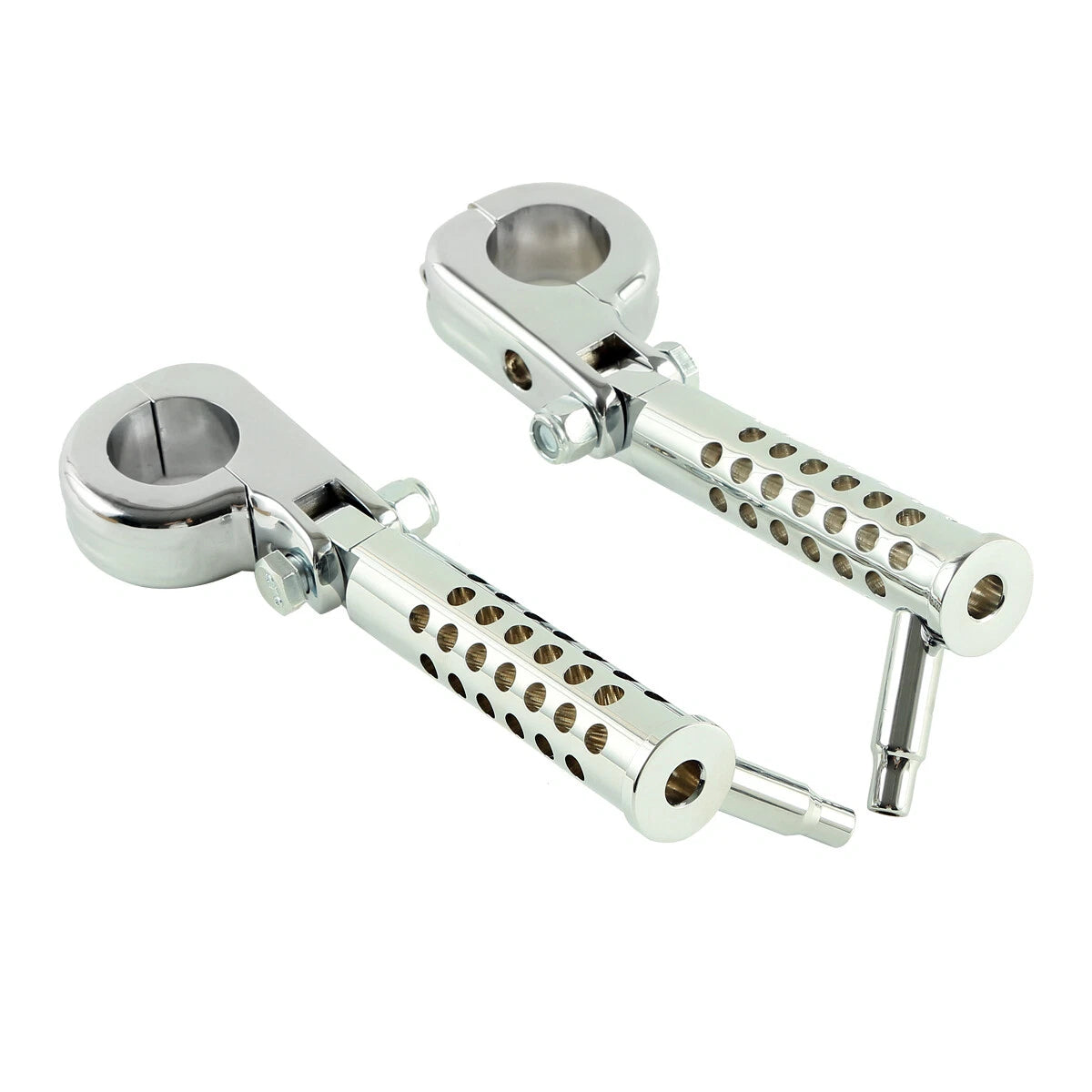 1-1/4" Highway Bar Footpegs for Harley Touring Softail Dyna