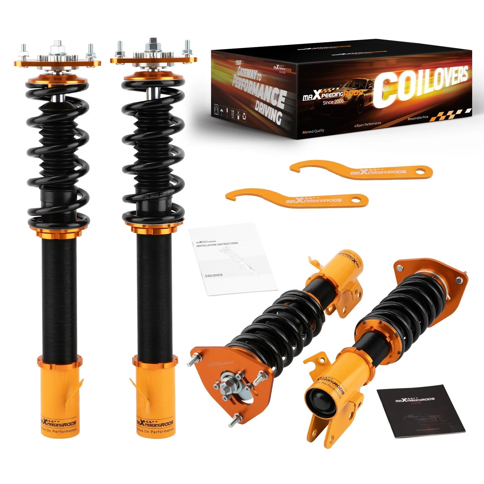 Adjustable Coilovers for Subaru Impreza WRX GDB GDA (2002–2007)