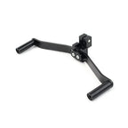 Dual Way Gear Shift Lever Footrest Pedal Shifter for Universal Motorcycle 21cm Black