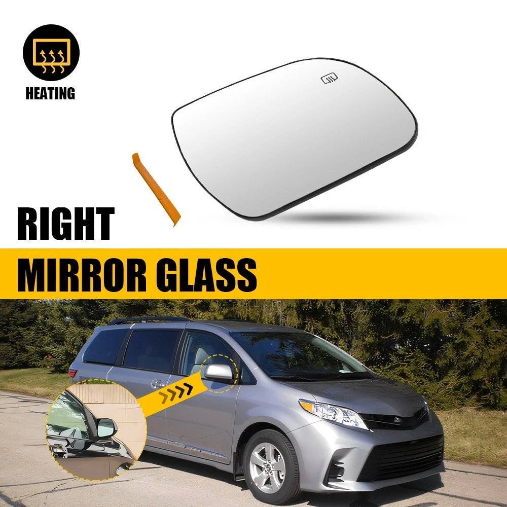 Heated Mirror Glass for Toyota Sienna (2011–2019) OE TO1325127