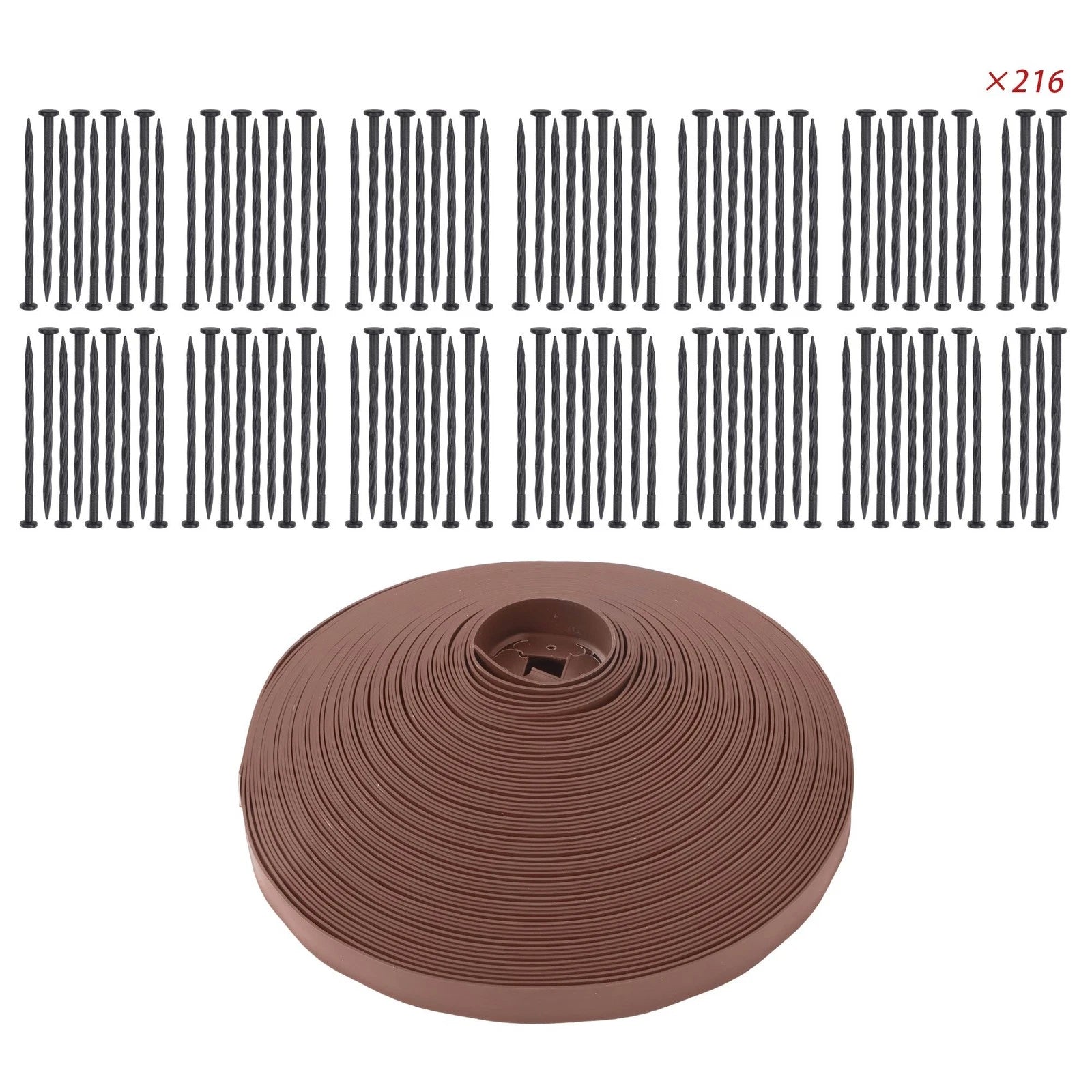 Garden Edge Lawn Grass Stone Isolation Strip for Landscape Design (2" High)