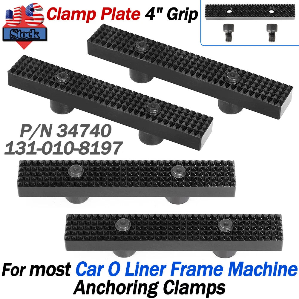Set of 4 Anchoring Clamp Plates for Car O Liner Frame Machine