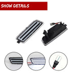 Set of 2 White LED Front Side Marker Lights for VW MK5 Golf GTI (2006–2009)