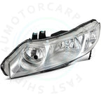Pair Chrome Headlight Assemblies for Honda Civic (2006–2011)