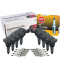 Set of 8 Ignition Coils & Spark Plugs for Hyundai Kia 5.0 V8