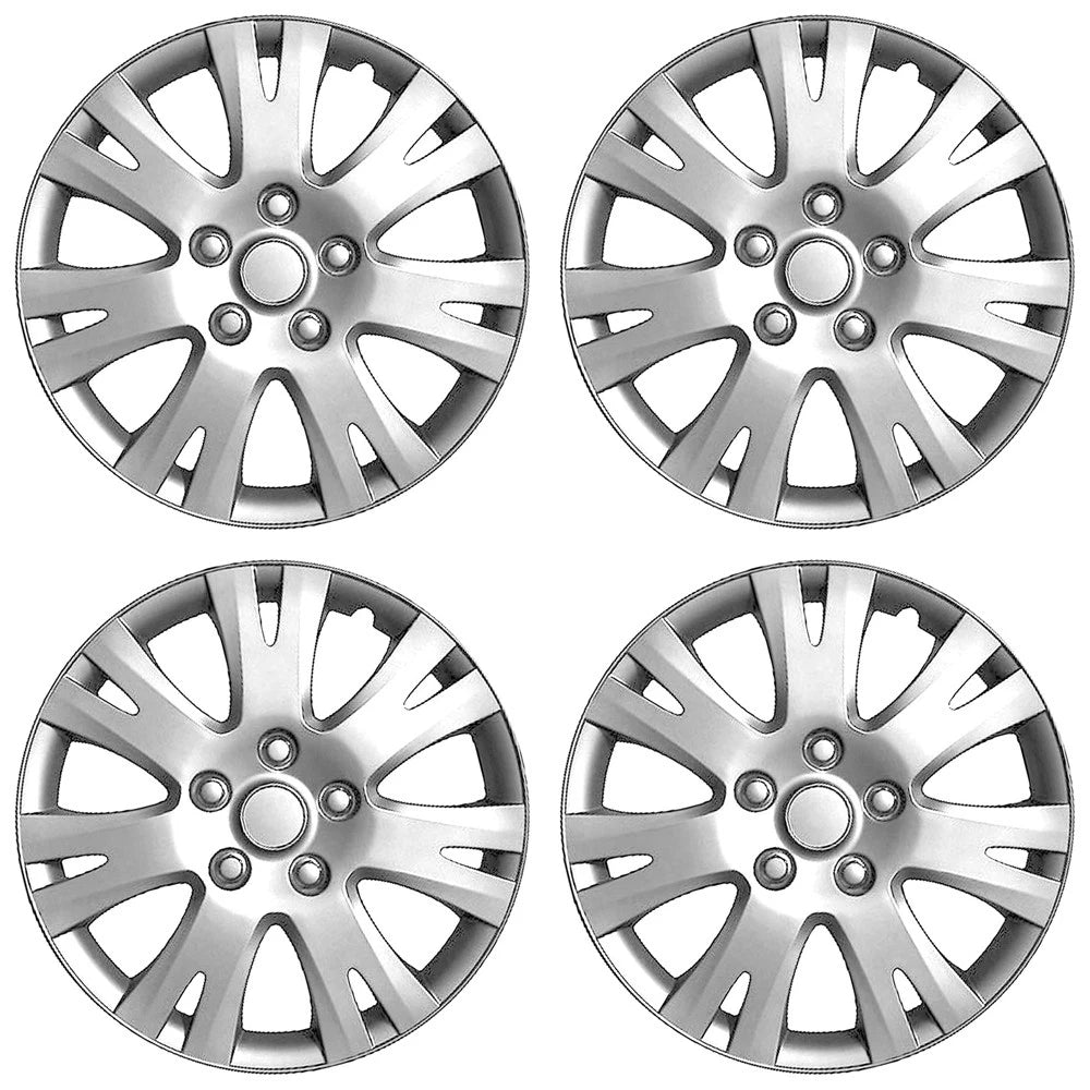 16" 7 Split Spoke Silver Wheel Cover Hubcaps for 2009-2013 Mazda 6