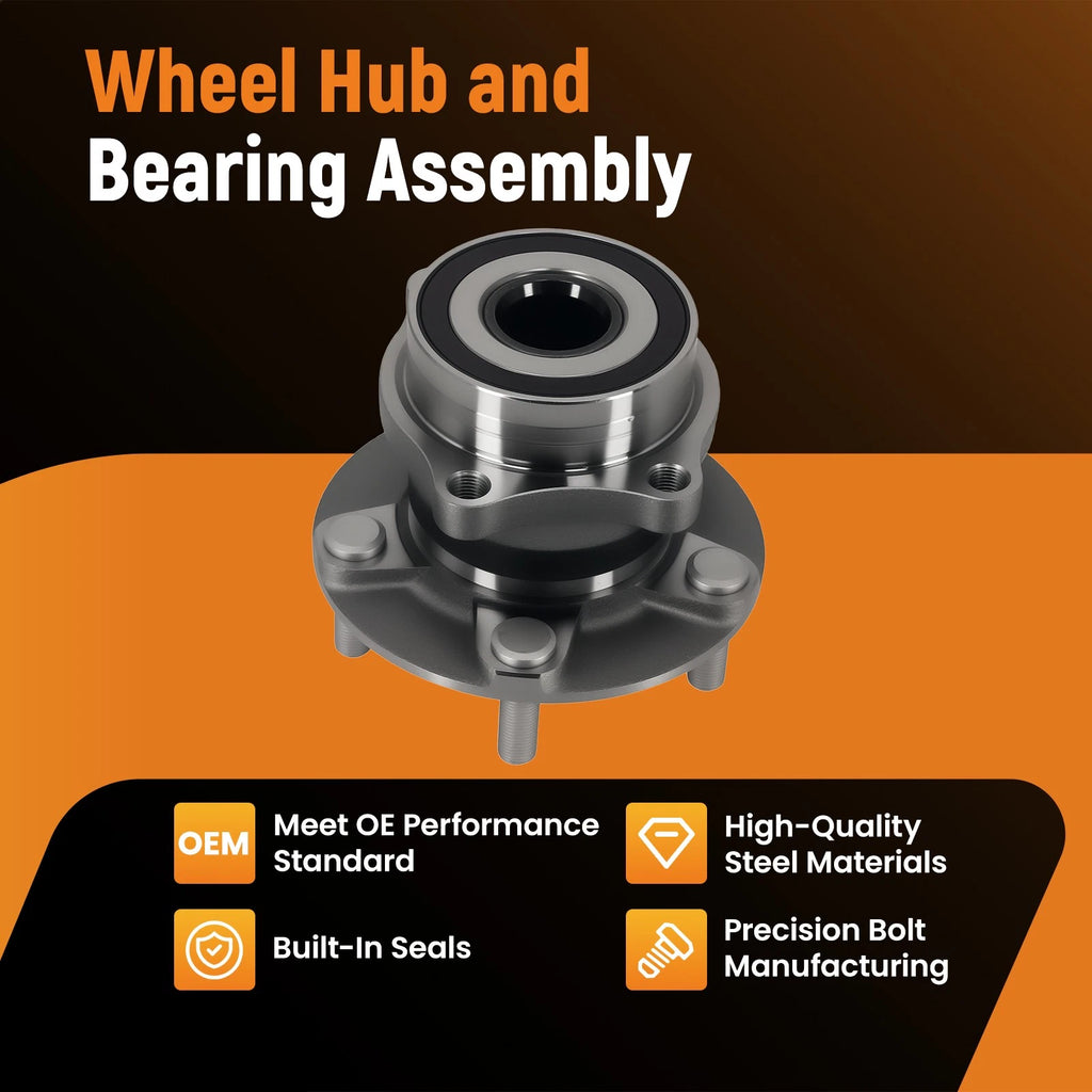 Rear Wheel Hub Assembly for Subaru WRX (2015–2019) 512536 28373XA00A 28373XC00A