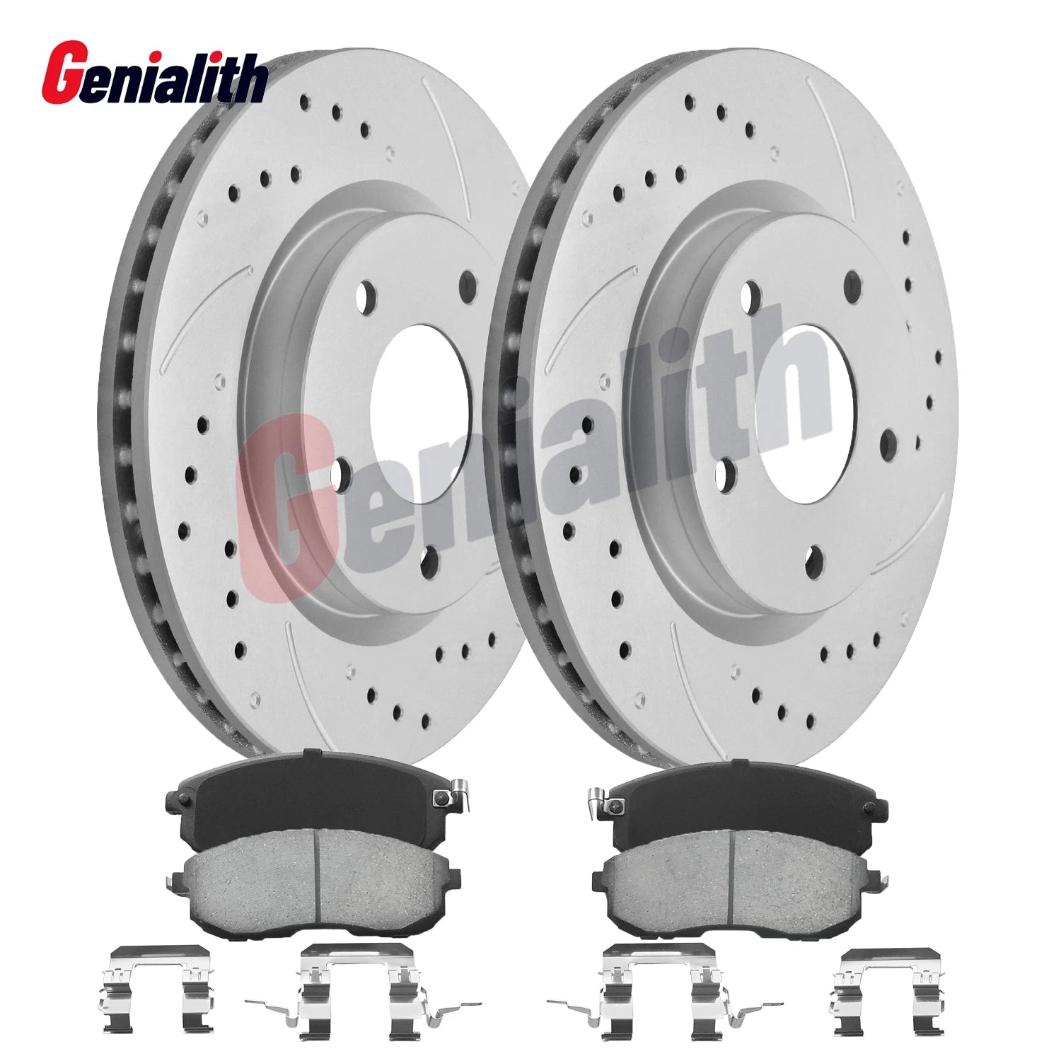 280mm Front Disc Rotors & Ceramic Brake Pads for Nissan Sentra (2013–2019)