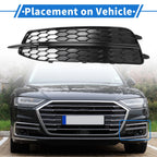 1pc Fog Light Grill for Audi A6 C7 (2011–2014) No. 4G0807681D Black