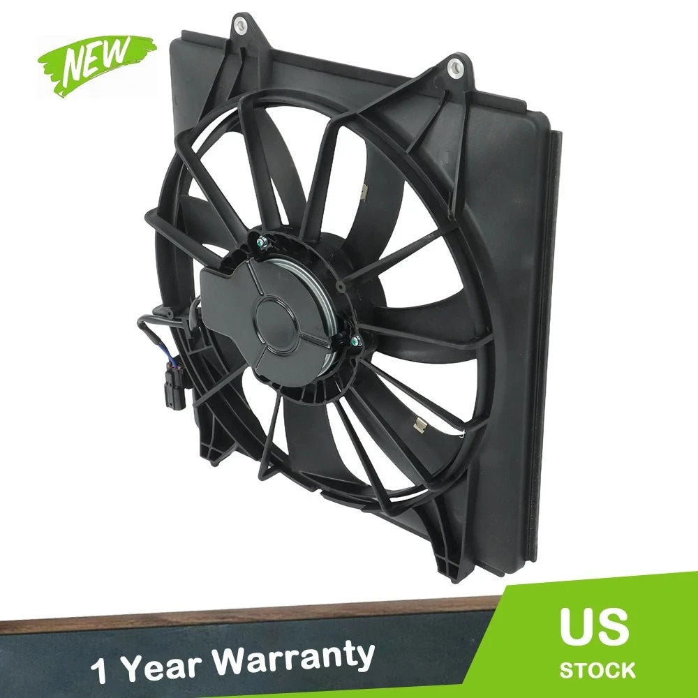 Right Side A/C Condenser Fan Assembly w/ Shroud for Acura TL (2015–2020)