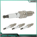 Set of 4 Iridium Spark Plugs for Fiat 500 (2012–2017) & Jeep Renegade (2015–2018)