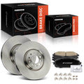 Front Disc Brake Rotors & Ceramic Pads for Jeep Cherokee (2014–2022)