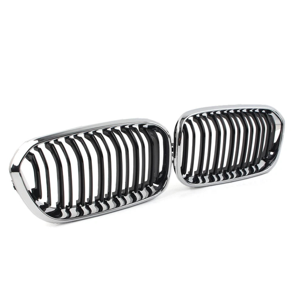 2X Front Bumper Kidney Grille Dual Slat for BMW 1 Series F20 F21 (2015–2019)